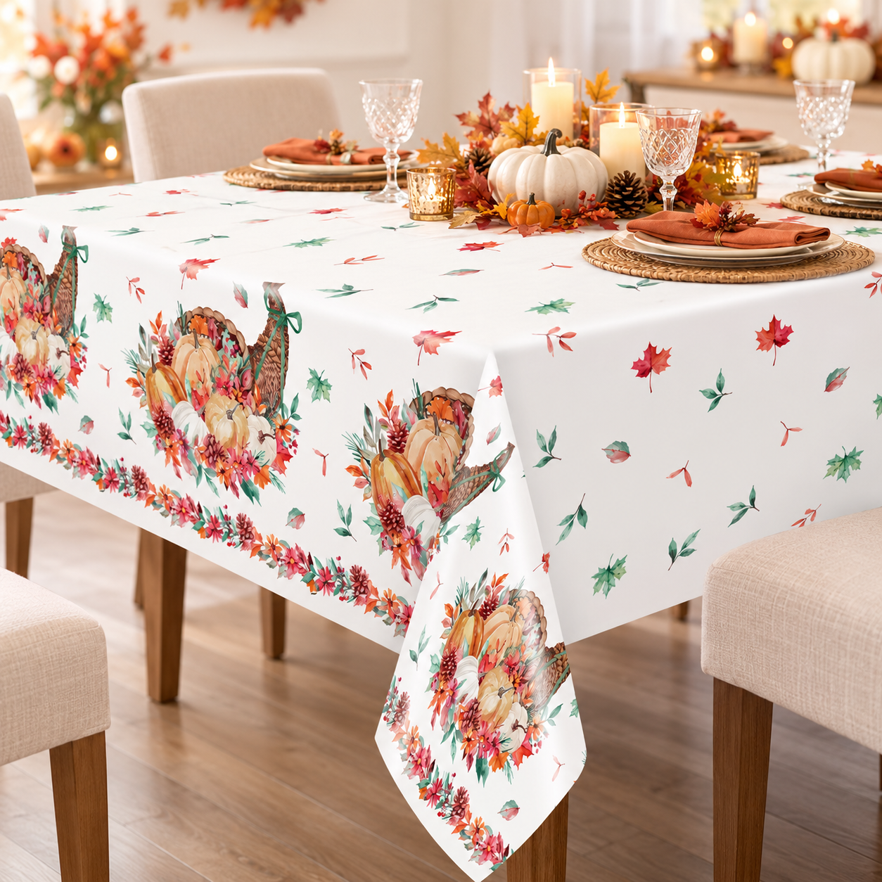 Thanksgiving Harvest Table Cover